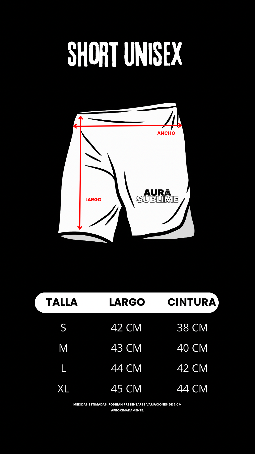 Short Aura Sublime Black