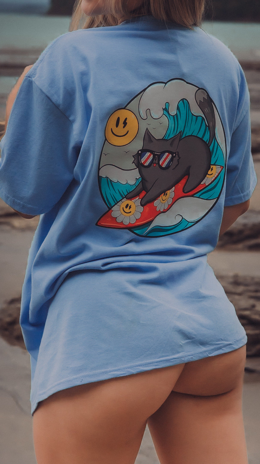 Tshirt Neko Surf