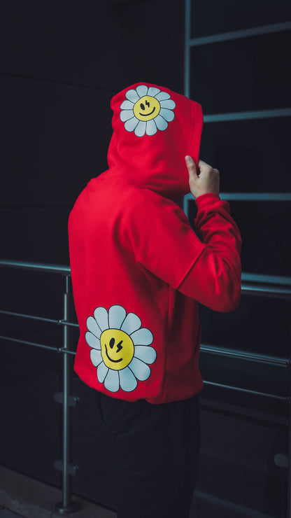 Hoodie Boxy Fit Flor de Manzanilla - Unisex