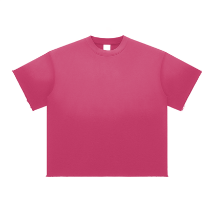 Blanks - Sun Fade Raw Edge T-Shirt - 350 G