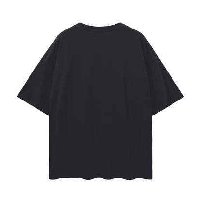 Oversize Deep Drop Shoulder Tee - Vybz Kartel World Tour - 190 GSM