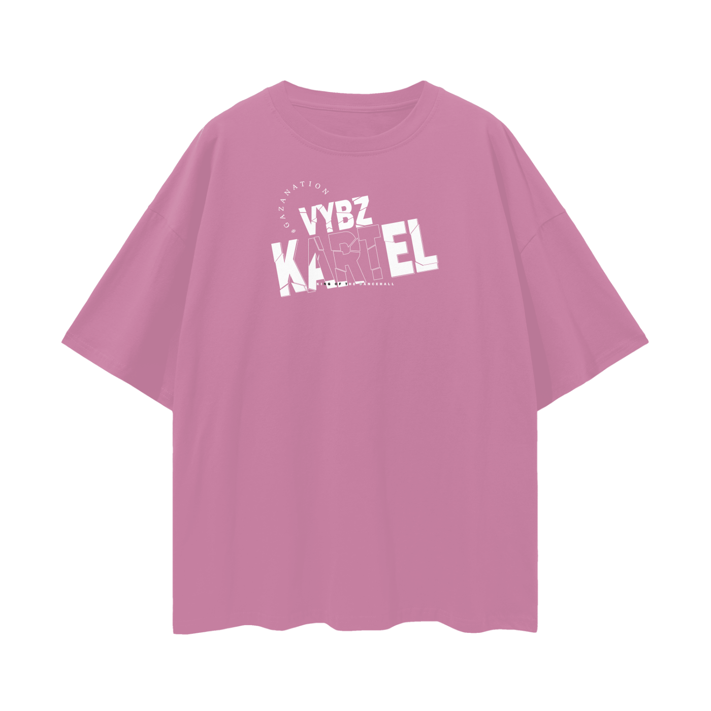 Oversize Deep Drop Shoulder Tee - Vybz Kartel - 190 GSM