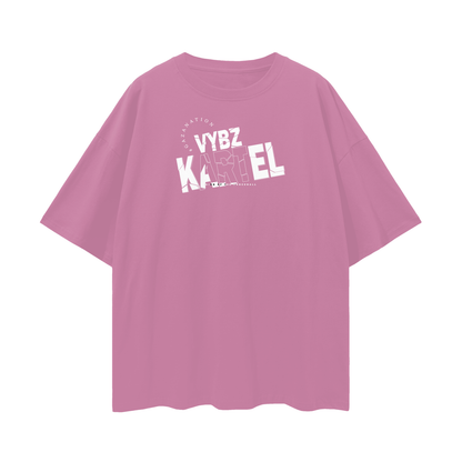 Oversize Deep Drop Shoulder Tee - Vybz Kartel - 190 GSM