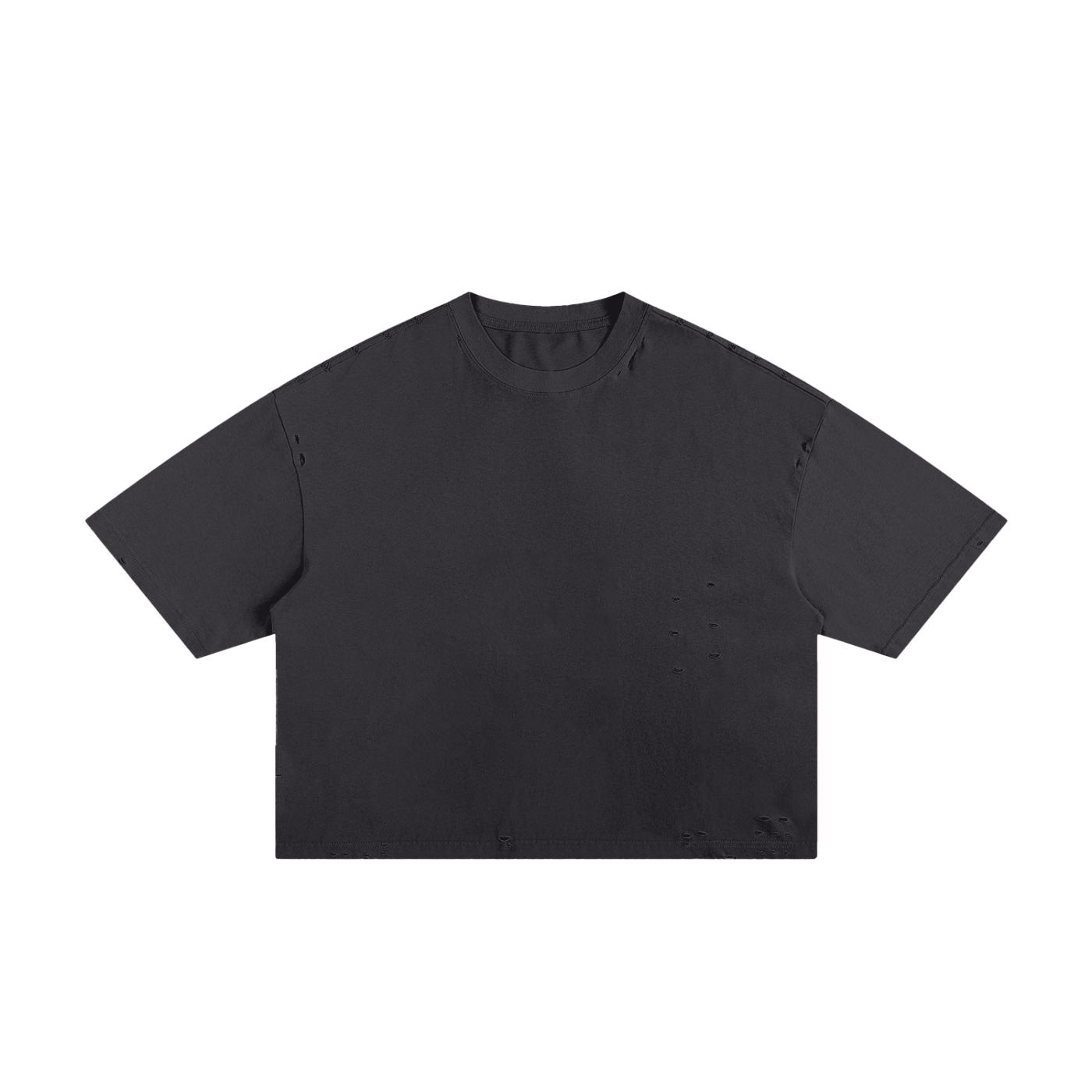Blanks - Classic Frayed Boxy Tee - 250 GSM