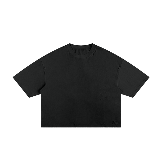 Blanks - Classic Frayed Boxy Tee - 250 GSM