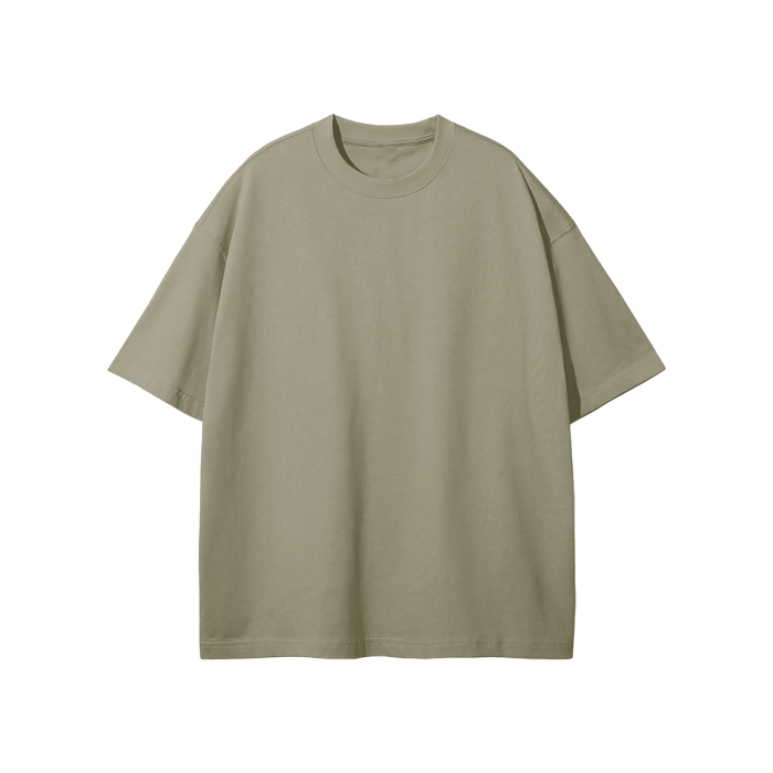 Streetwear Earth Tone Heavyweight Loose Fit FOG T-Shirt