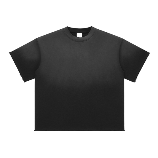 Blanks - Sun Fade Raw Edge T-Shirt - 350 G