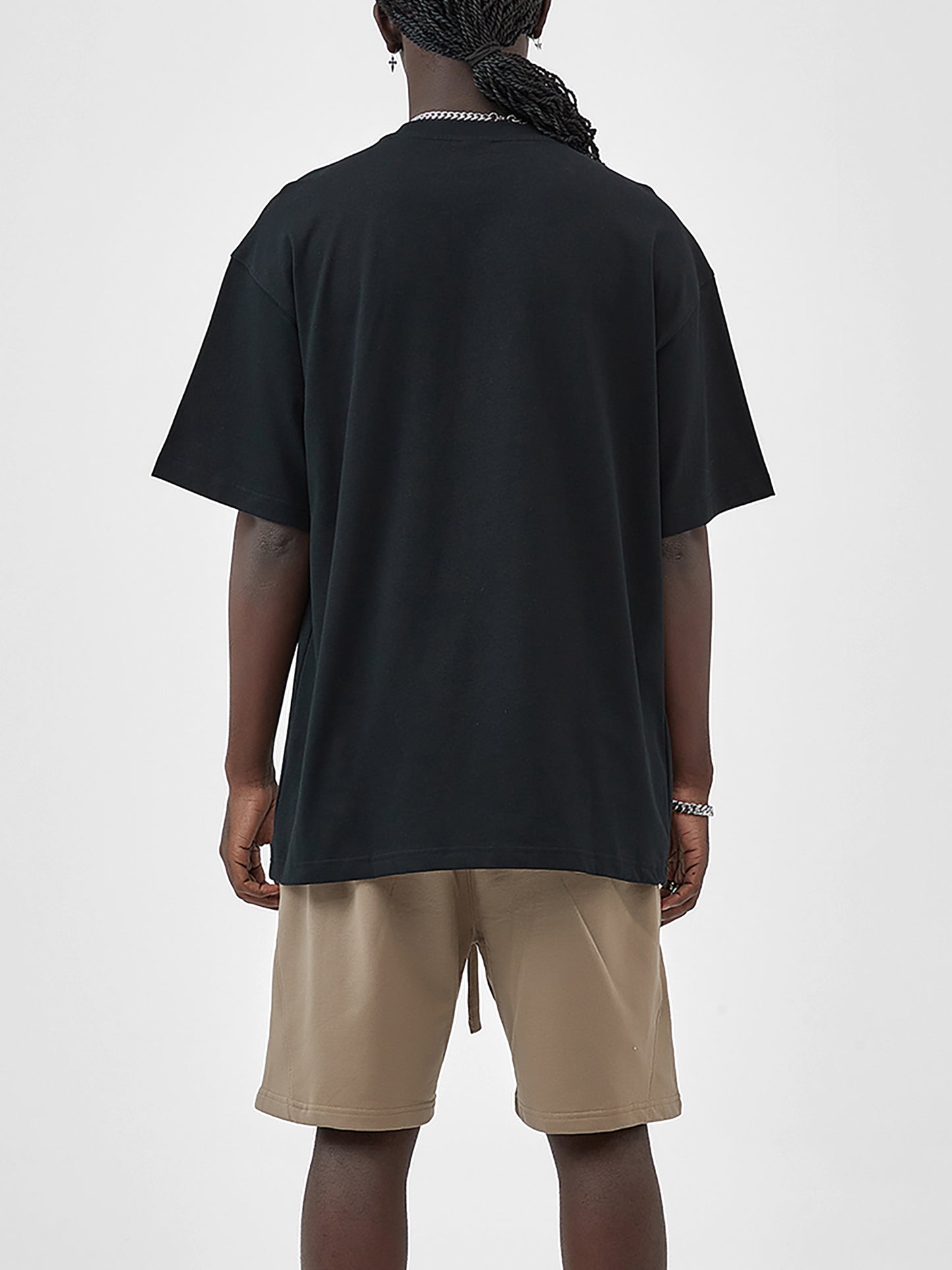 Streetwear Earth Tone Heavyweight Loose Fit FOG T-Shirt