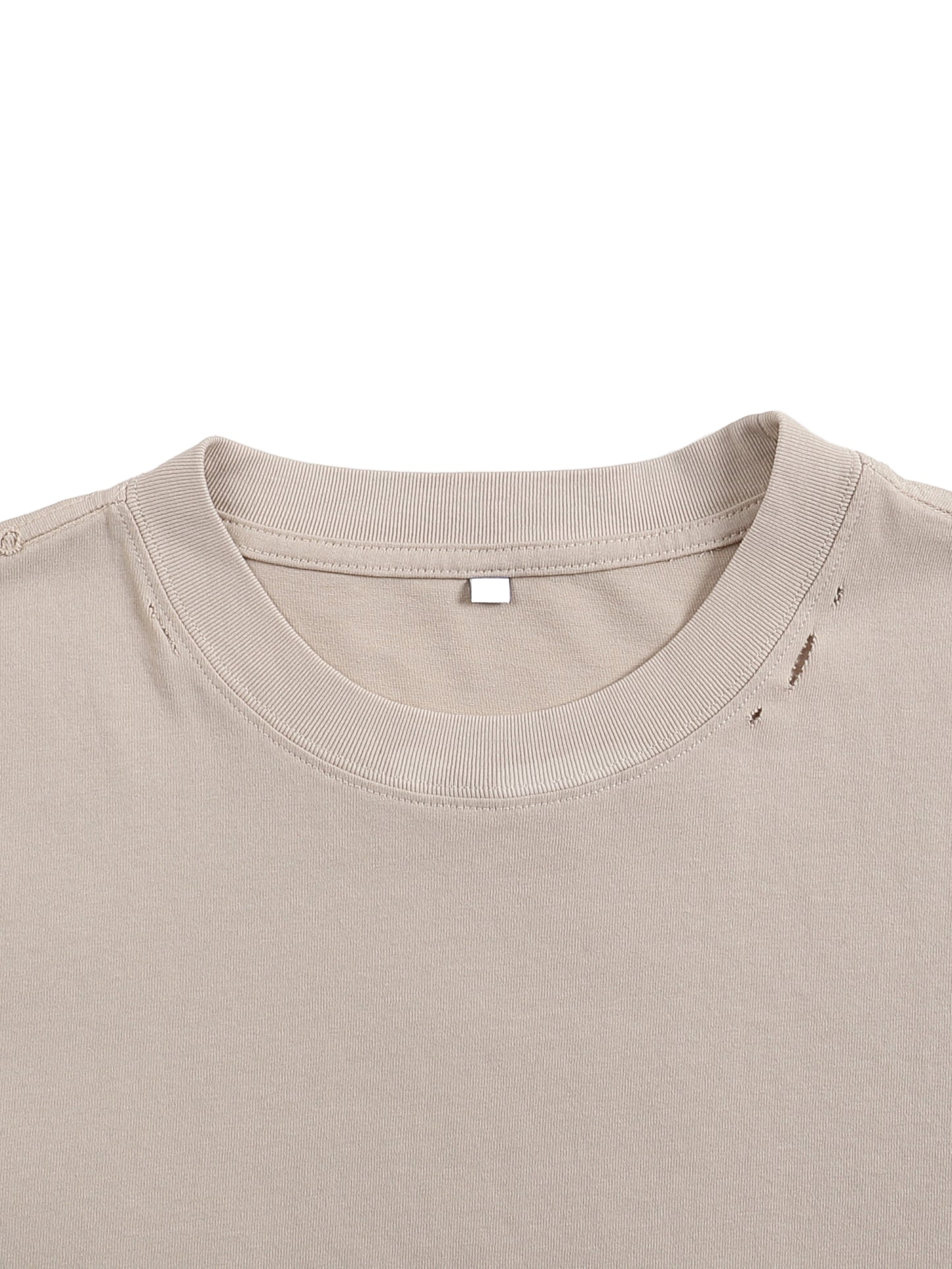 Blanks - Classic Frayed Boxy Tee - 250 GSM