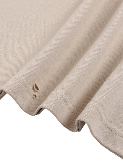 Blanks - Classic Frayed Boxy Tee - 250 GSM
