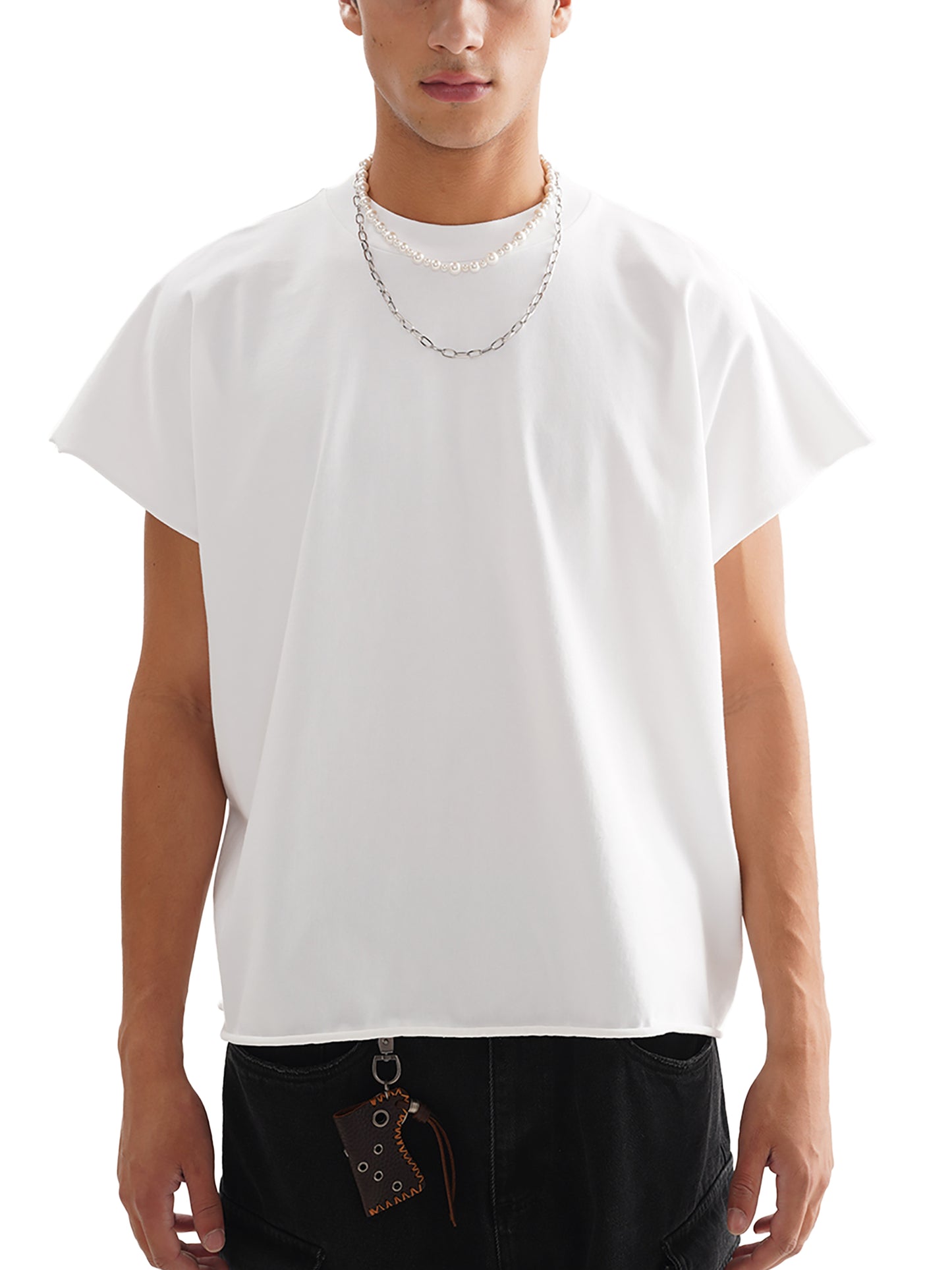 Raw Edge Boxy Non-Shrink T-Shirt - DTMF - Bad Bunny Tour 2025 - 280 G