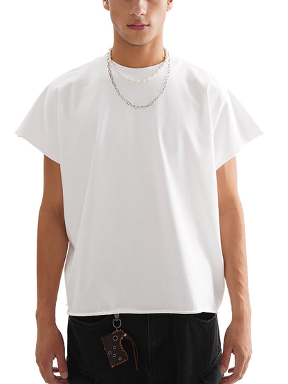 Raw Edge Boxy Non-Shrink T-Shirt - DTMF - Bad Bunny Tour 2025 - 280 G