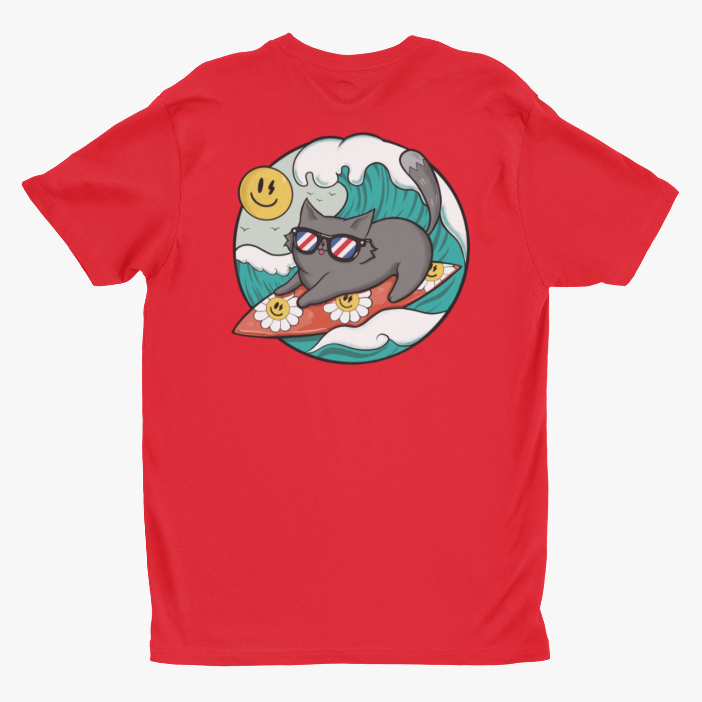 Tshirt Neko Surf