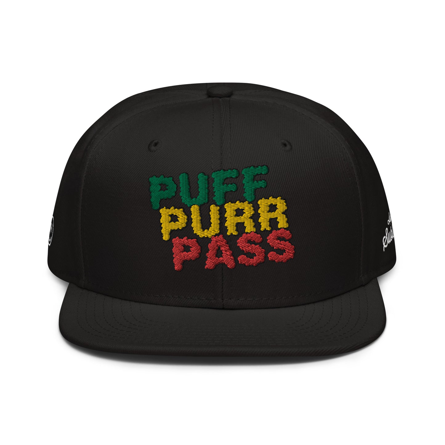 Snapback Hat - PUFF PURR PASS