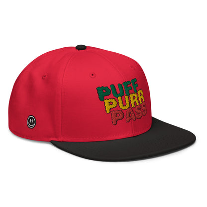 Snapback Hat - PUFF PURR PASS