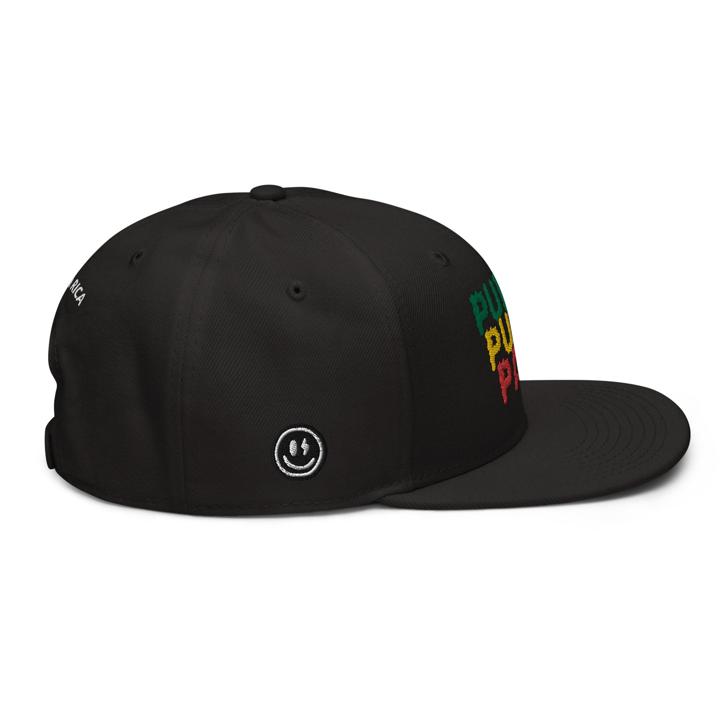 Snapback Hat - PUFF PURR PASS