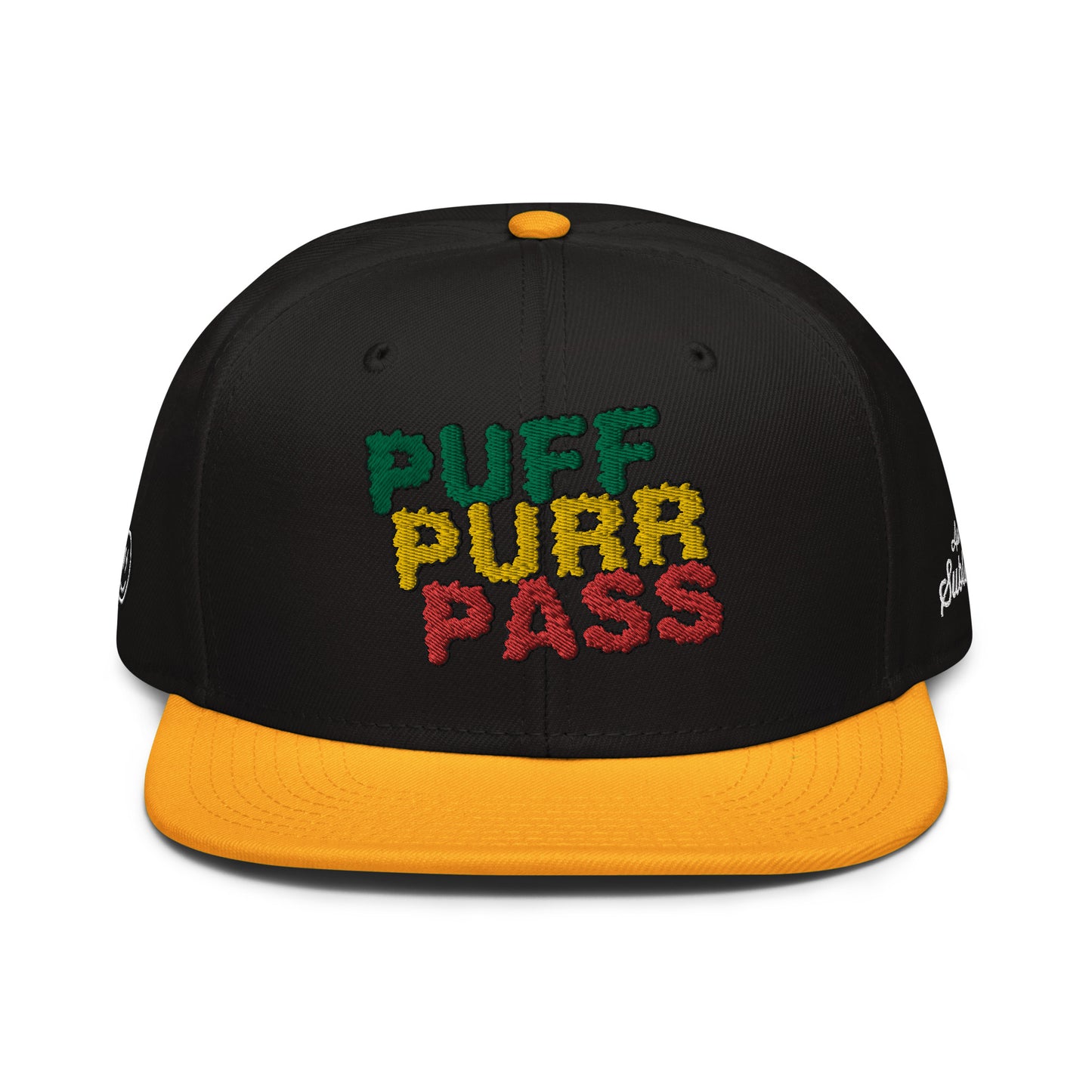 Snapback Hat - PUFF PURR PASS