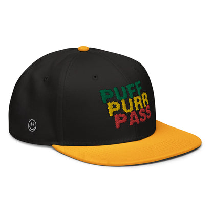 Snapback Hat - PUFF PURR PASS