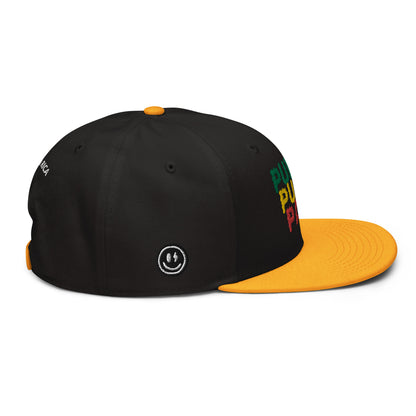 Snapback Hat - PUFF PURR PASS