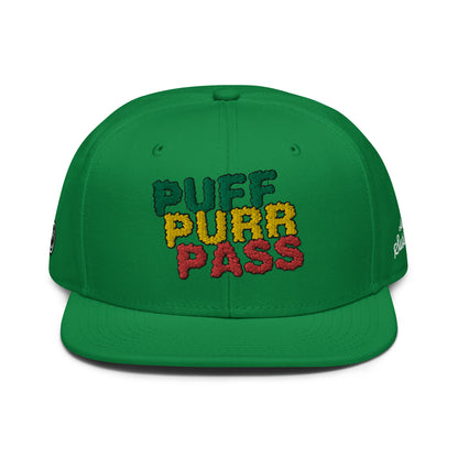 Snapback Hat - PUFF PURR PASS