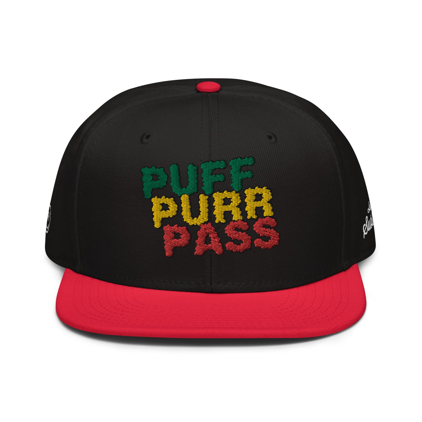 Snapback Hat - PUFF PURR PASS