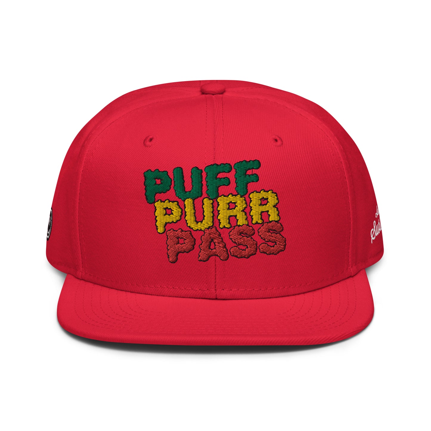 Snapback Hat - PUFF PURR PASS