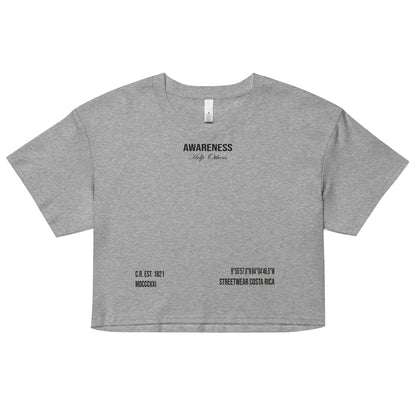 Crop Top - AWARENESS - Drop Fundamentals 2.0 - 180 GSM