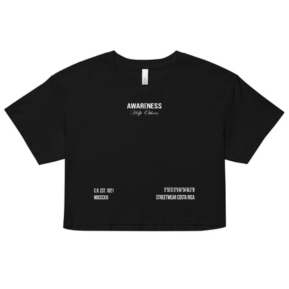 Crop Top - AWARENESS - Drop Fundamentals 2.0 - 180 GSM