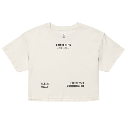 Crop Top - AWARENESS - Drop Fundamentals 2.0 - 180 GSM