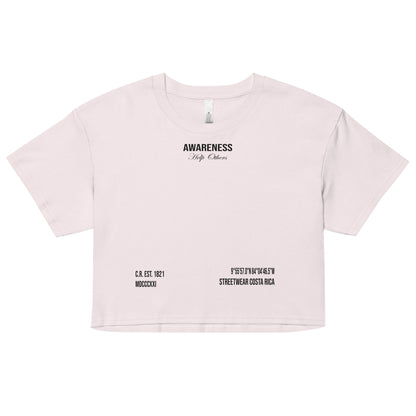 Crop Top - AWARENESS - Drop Fundamentals 2.0 - 180 GSM