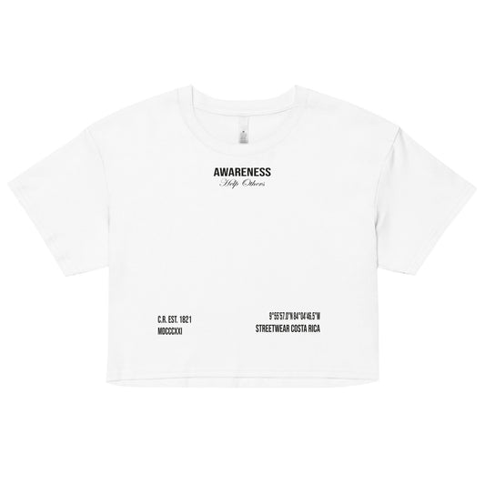 Crop Top - AWARENESS - Drop Fundamentals 2.0 - 180 GSM